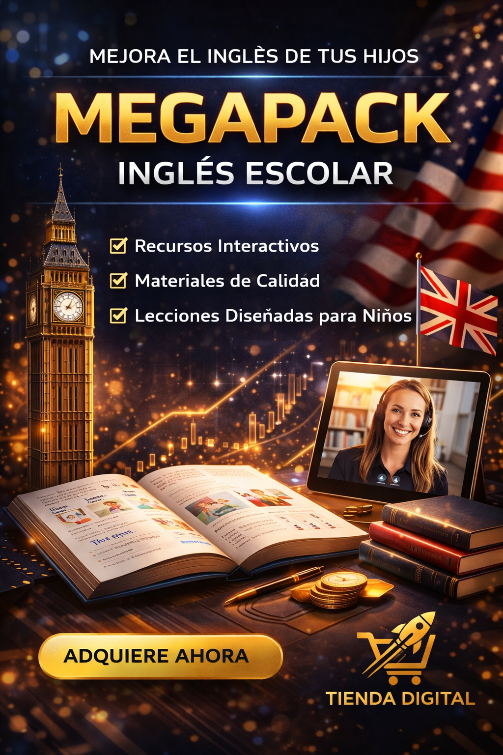 MEGAPACK INGLÉS ESCOLAR