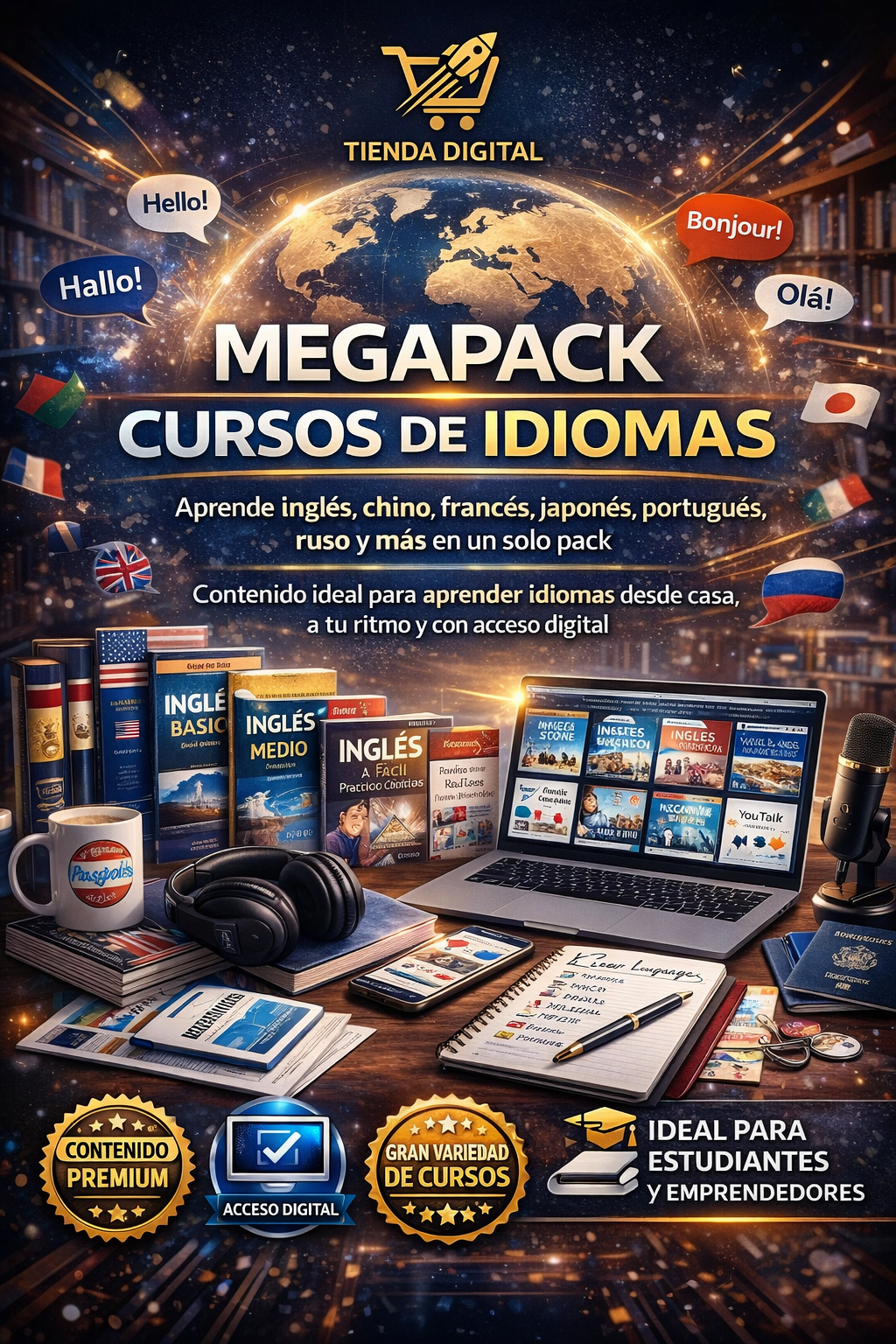 MEGAPACK IDIOMAS